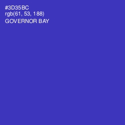#3D35BC - Governor Bay Color Image
